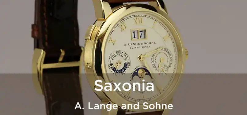  Saxonia A. Lange and Sohne
